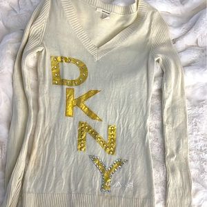 V-neck designer sweater